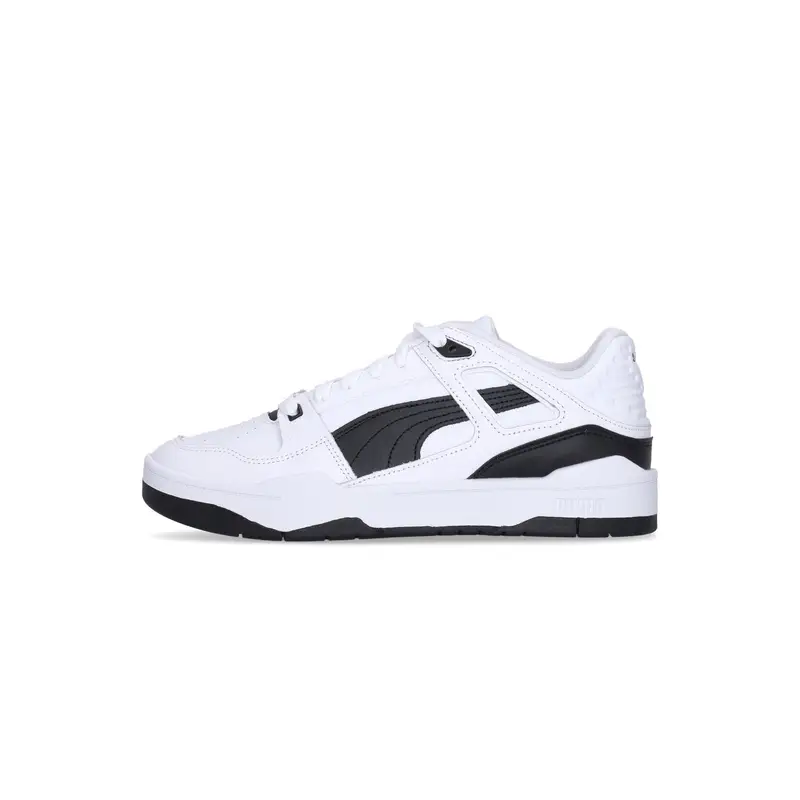 Scarpa Bassa Uomo Slipstream Leather White/black