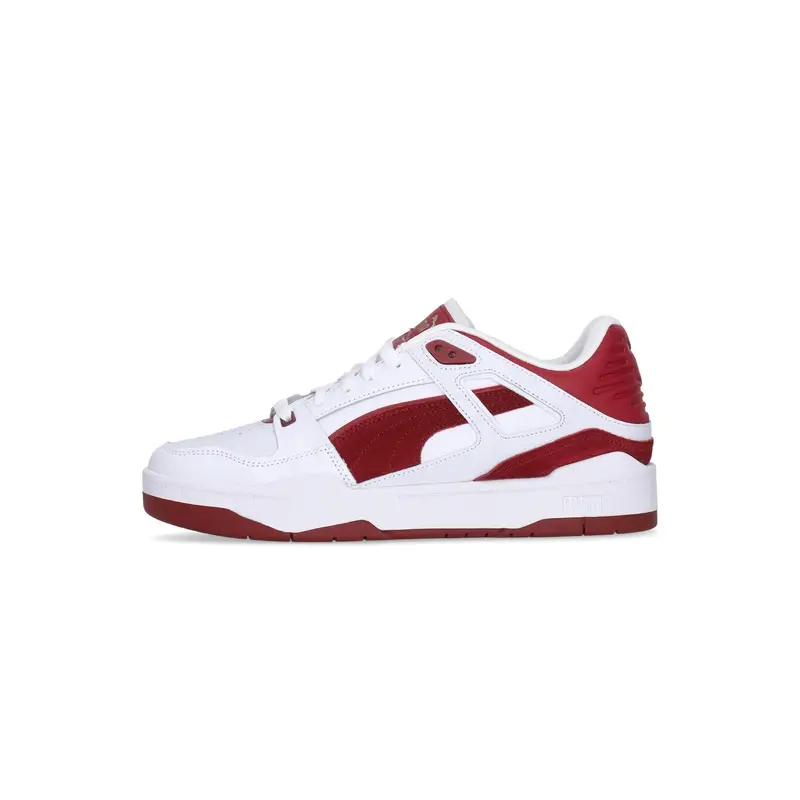 Scarpa Bassa Uomo Slipstream Suede Fs White/intense Red