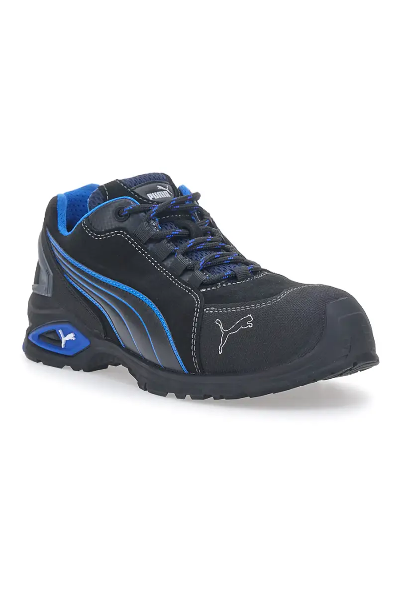 Scarpe antinfortunistiche nere e blu S3L Puma Rio Low Safety [NERO miniatura 2