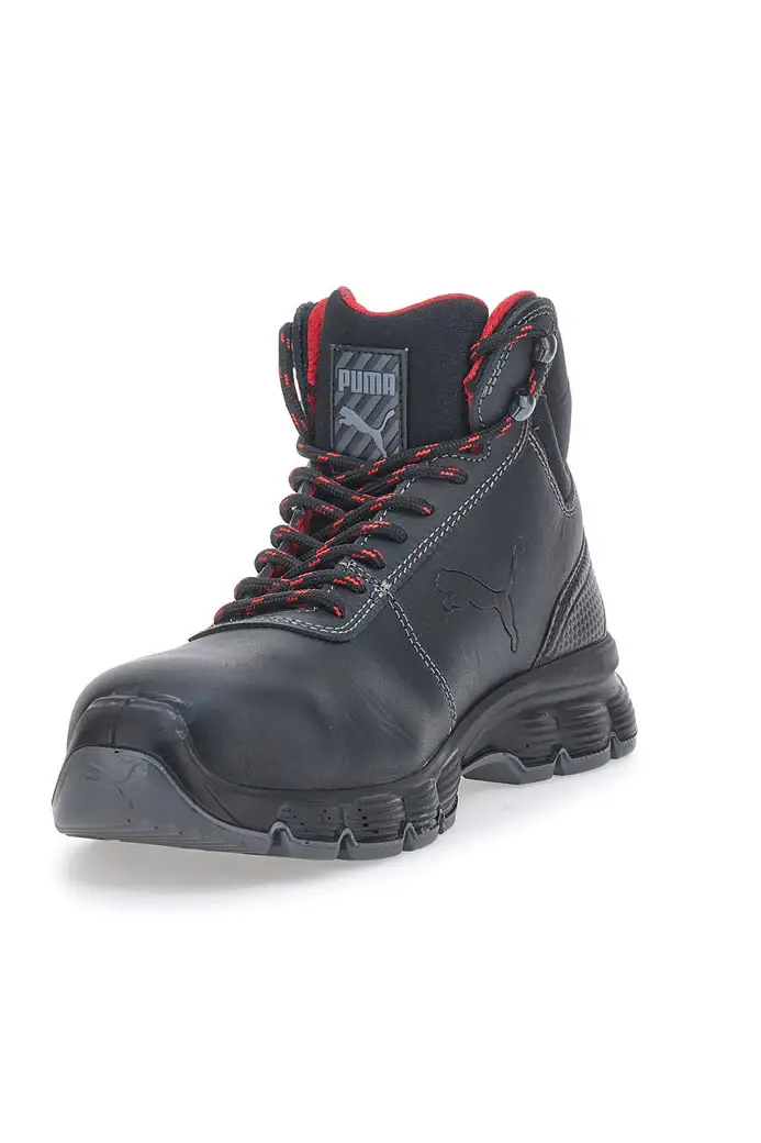 Scarpe antinfortunistiche nere S3L ESD F0 SR Puma Condor Black Mid [NERO miniatura 4