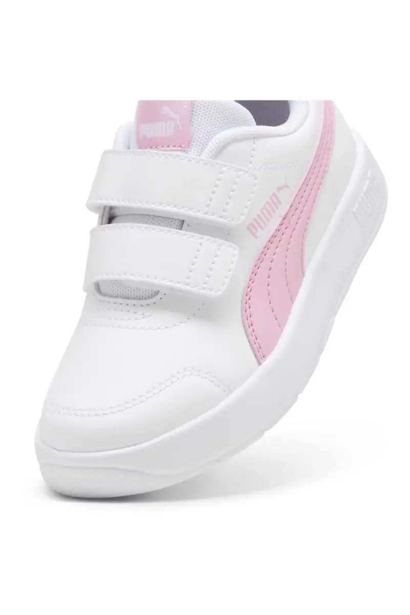 Scarpe bianche con strappi Puma Courtflex V3 V PS [BIANCO miniatura 4