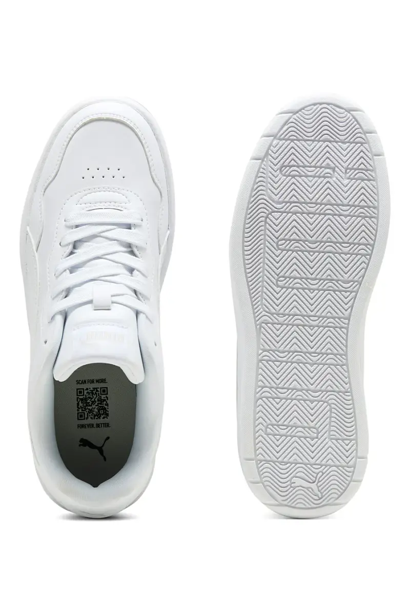 Scarpe bianche con suola platform Puma Court Lally Skye [BIANCO] miniatura 4