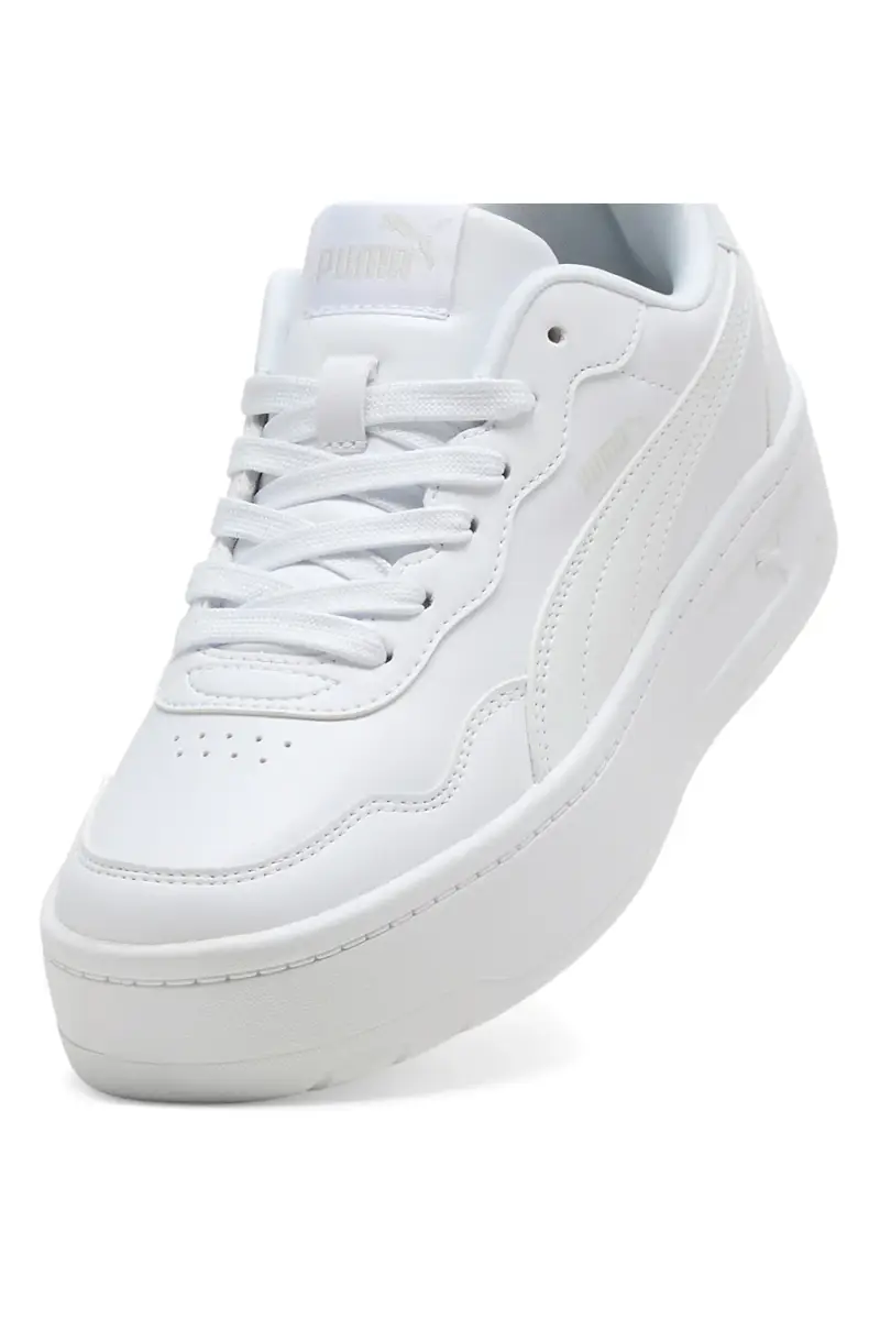 Scarpe bianche con suola platform Puma Court Lally Skye [BIANCO] miniatura 5