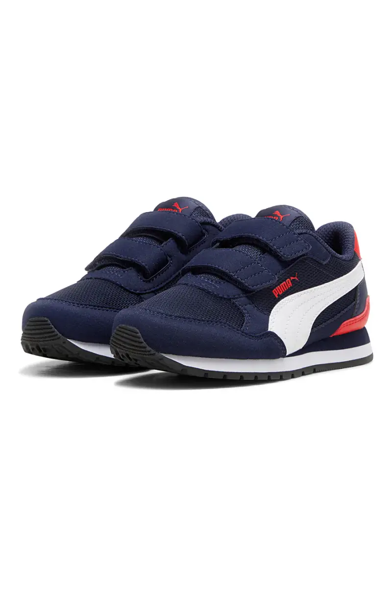 Scarpe blu stile running con strappi Puma ST Runner v4 Mesh V PS [NAVY miniatura 2