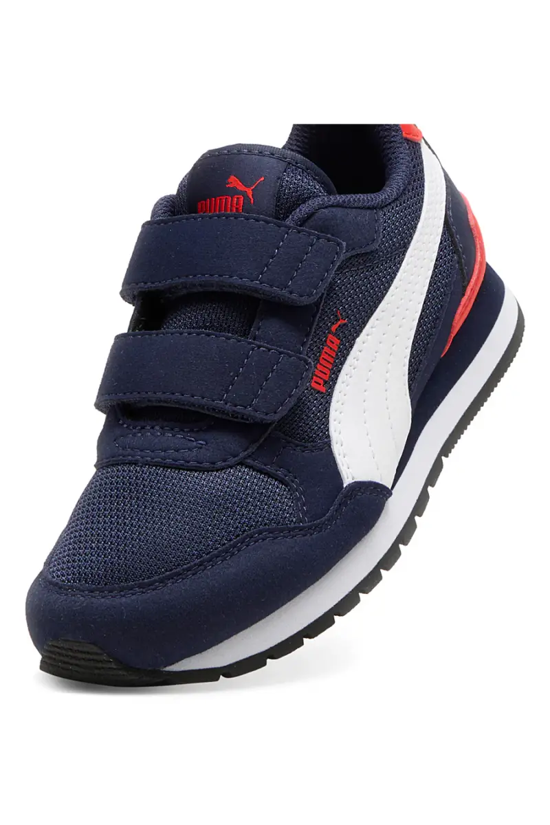 Scarpe blu stile running con strappi Puma ST Runner v4 Mesh V PS [NAVY miniatura 5