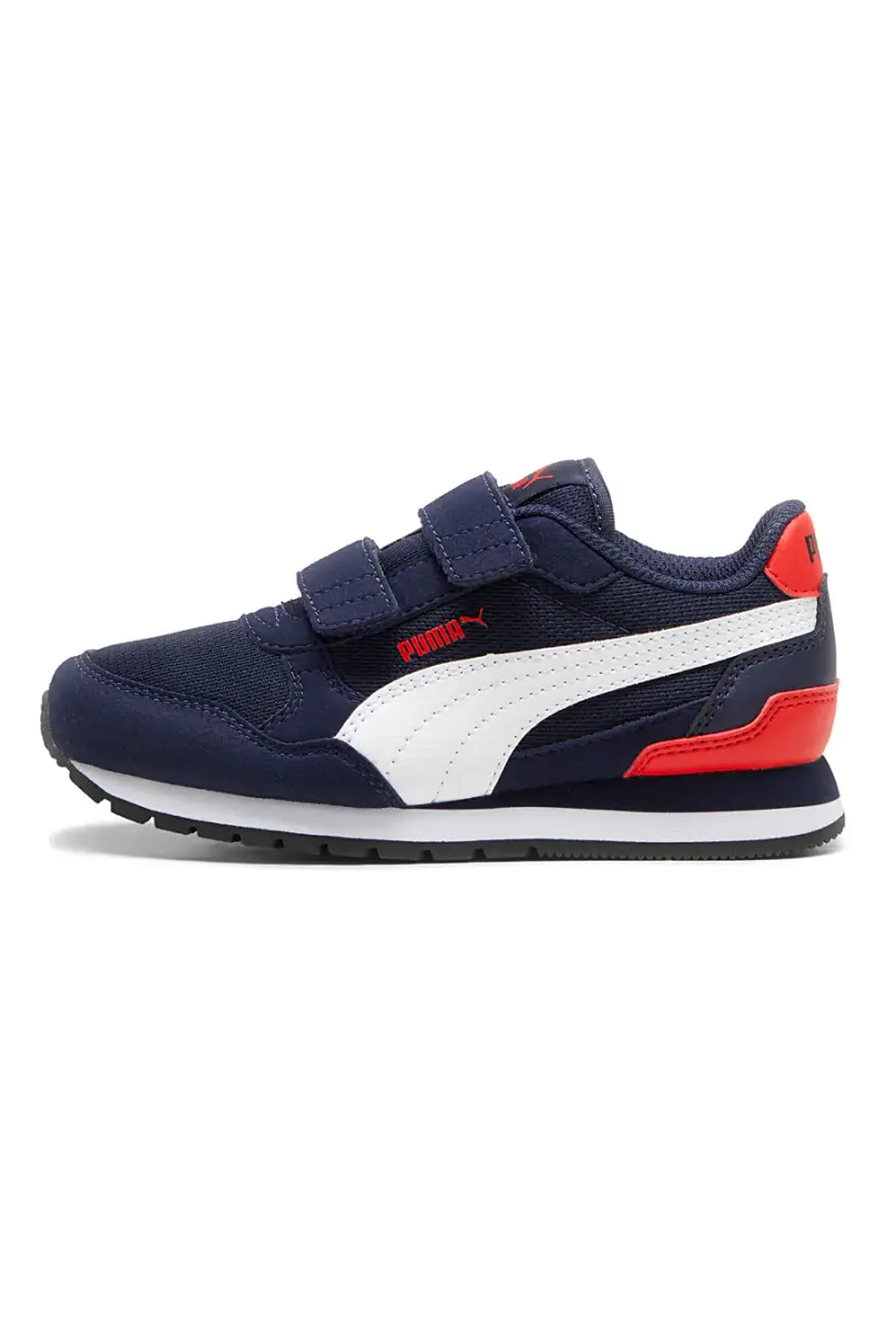 Scarpe blu stile running con strappi Puma ST Runner v4 Mesh V PS [NAVY