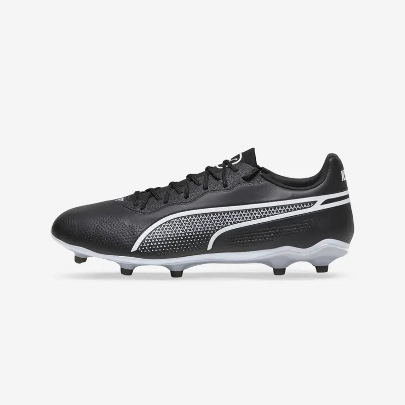 Scarpe calcio adulto Puma KING Pro FG/AG nere e bianche | Puma Nero