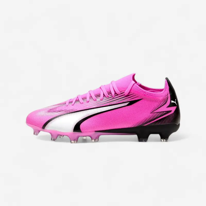Scarpe calcio adulto Puma ULTRA MATCH FG/AG rosa | Puma