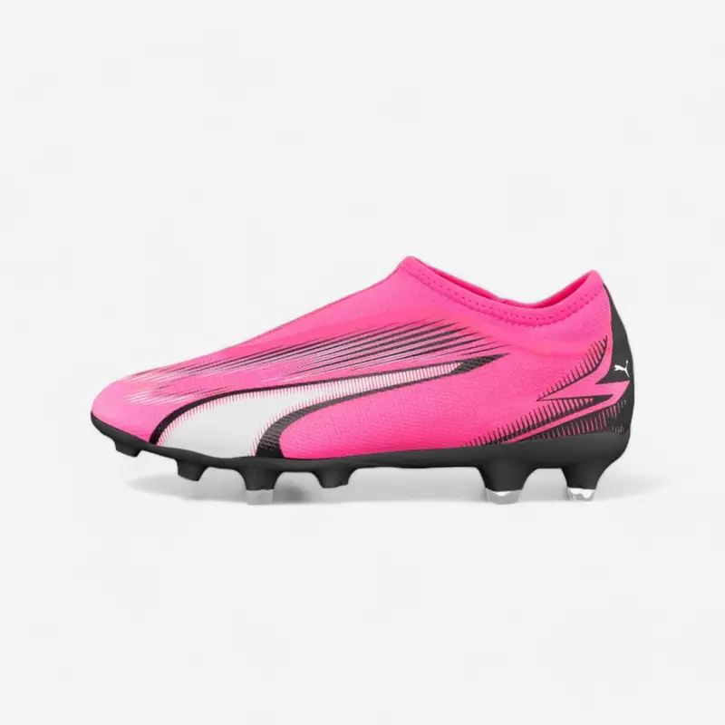 Scarpe calcio bambino Puma ULTRA MATCH FG/AG laceless rosa | Puma