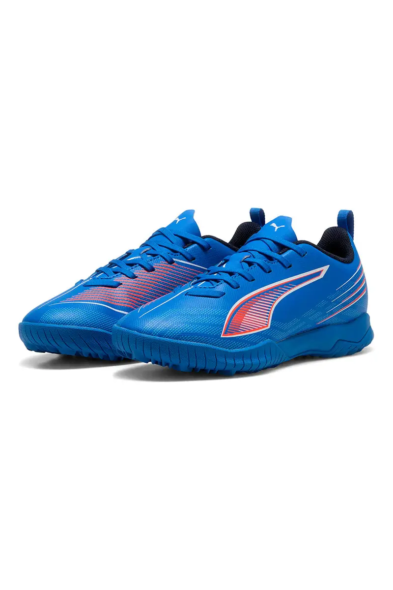 Scarpe calcio blu leggere con grip Puma Ultra 6 Play TT Jr [BLUE] miniatura 2