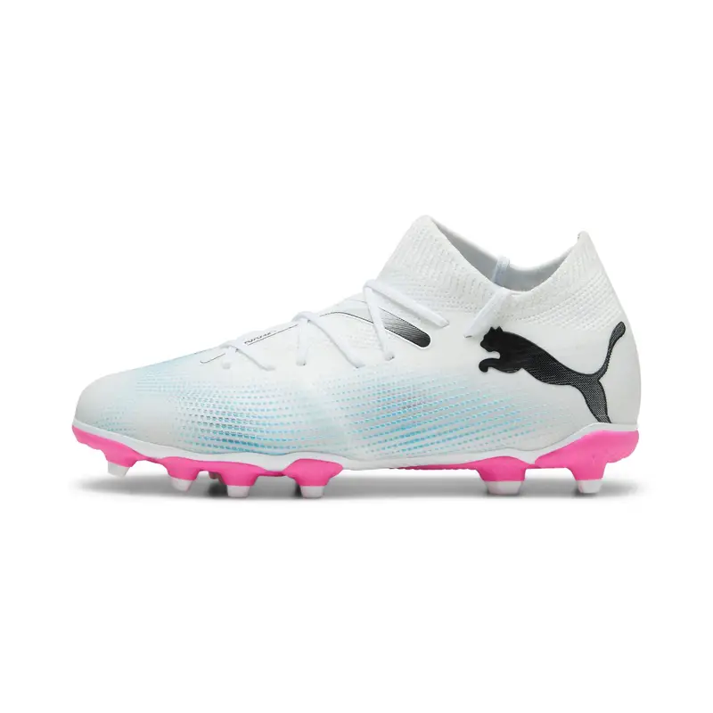 Scarpe calcio per bambini Puma Future 7 Match FG/AG Blanc