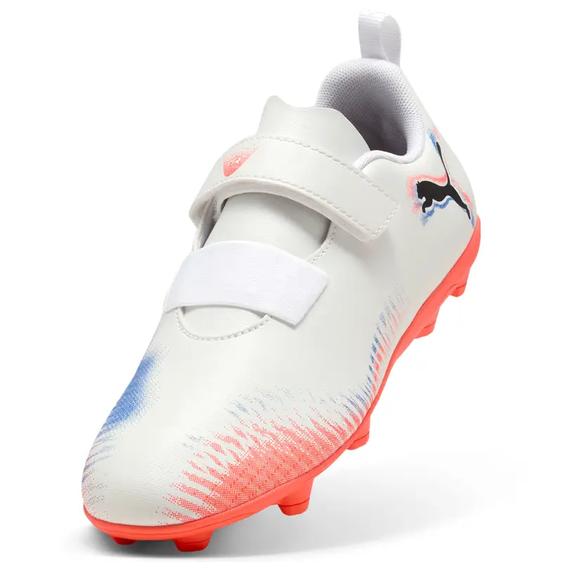 Scarpe calcio per bambini Puma Future 8 Play V FG/AG Blanc