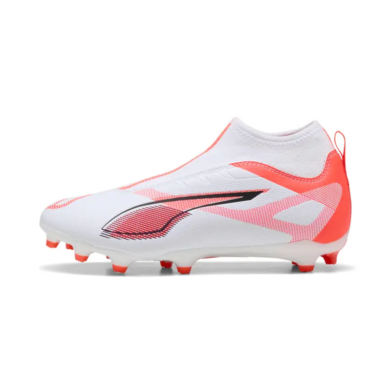 Scarpe calcio per bambini Puma Ultra 5 Match+ Ll FG/AG Blanc