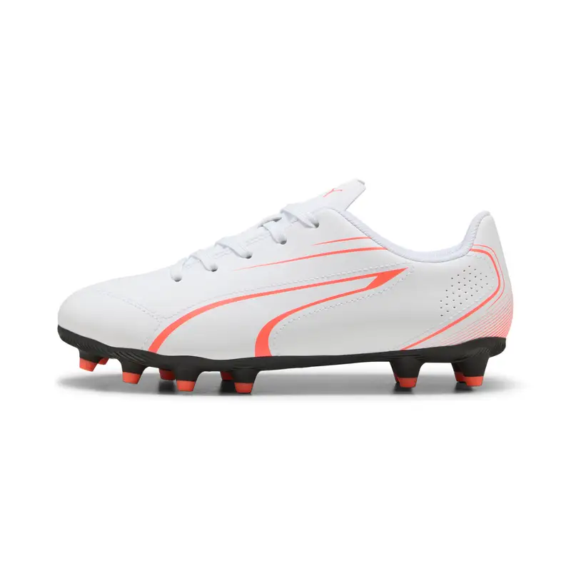 Scarpe calcio per bambini Puma Vitoria FG/AG Blanc