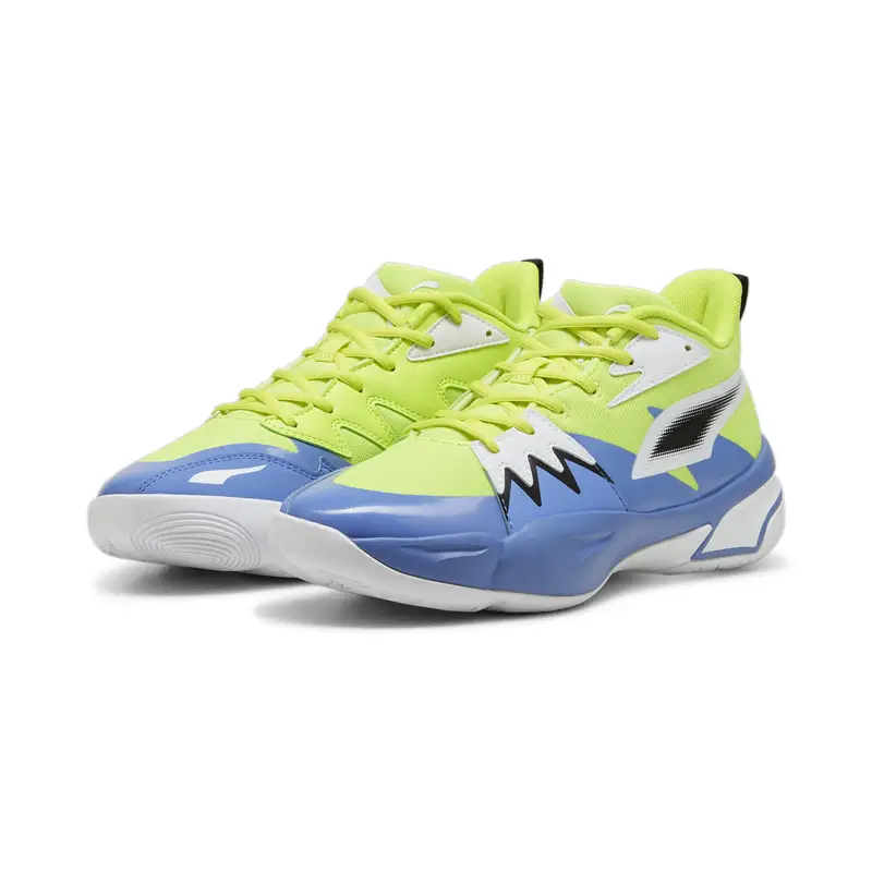 Scarpe da basket Genetics PUMA Electric Lime Blue Skies Green | Puma Verde anice