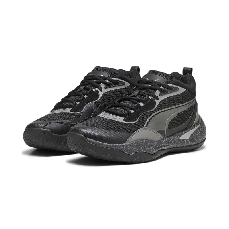 Scarpe da basket Playmaker Pro Trophies PUMA Aged Silver Cast Iron Black Gray | Puma Multi