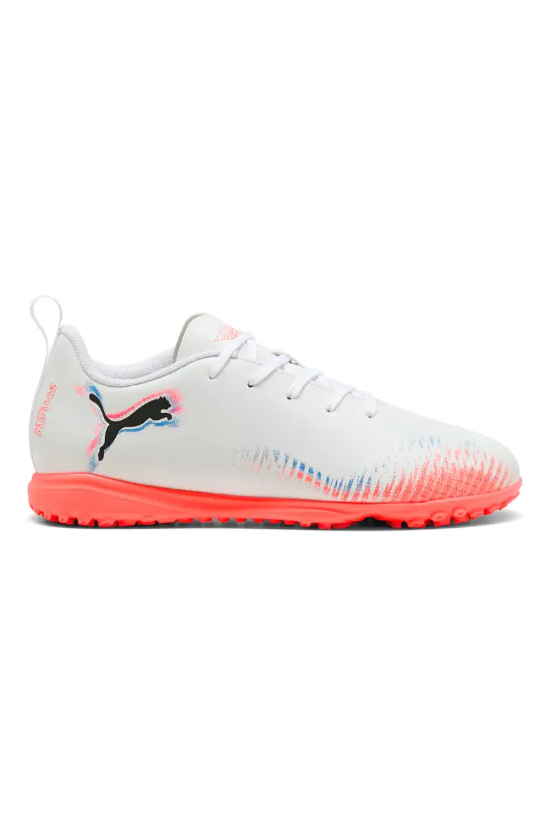 Scarpe da calcetto bianche con suola turf Puma Future 8 Play TT Jr [BIANCO]