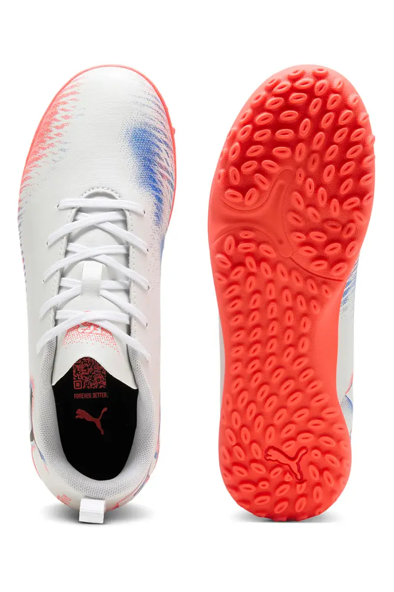 Scarpe da calcetto bianche Puma Future 8 Play TT Jr [BIANCO] miniatura 4