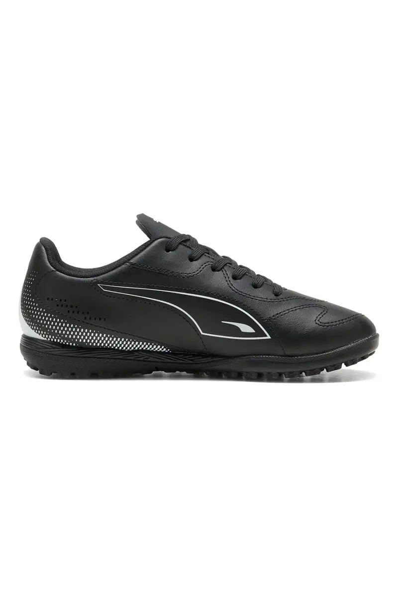 Scarpe da calcetto nere in materiale sintetico Puma Vitoria II TT Jr [NERO] miniatura 3