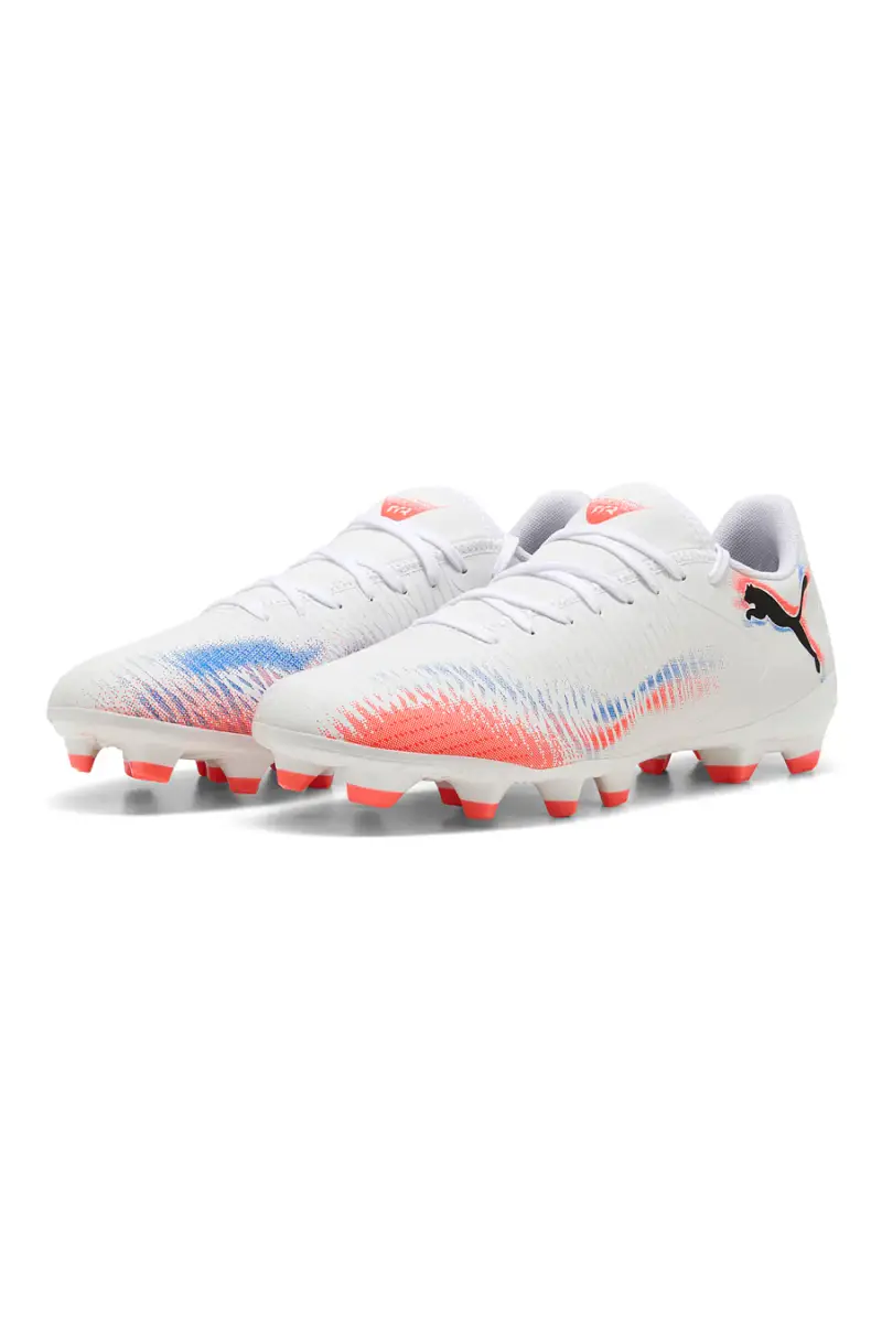 Scarpe da calcio bianche Puma Future 8 Play FG/AG [BIANCO] miniatura 2