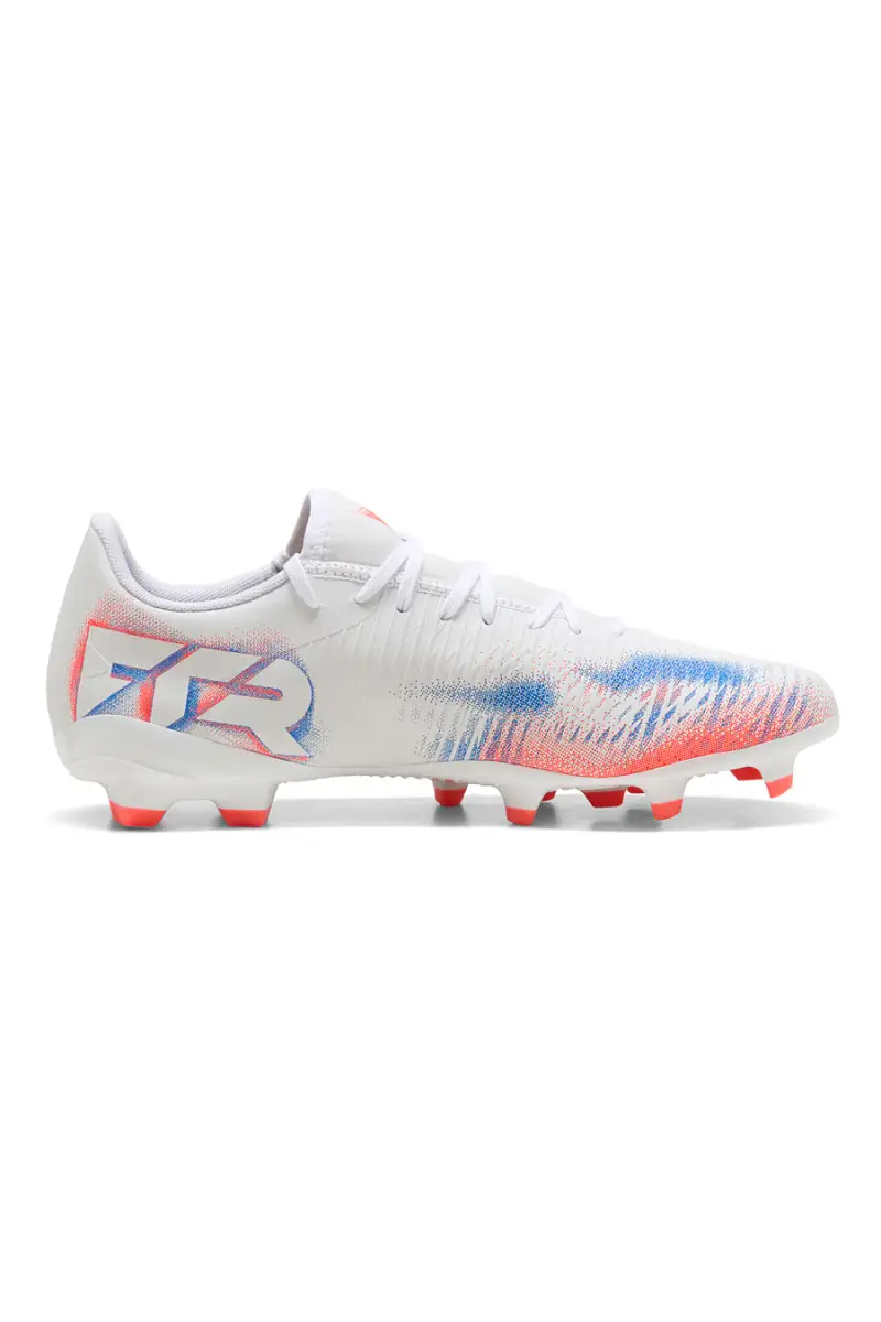 Scarpe da calcio bianche Puma Future 8 Play FG/AG [BIANCO] miniatura 3
