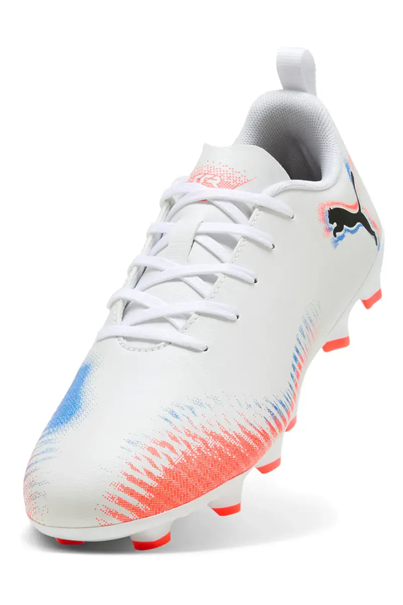 Scarpe da calcio bianche Puma Future 8 Play FG/AG Jr [BIANCO] miniatura 5