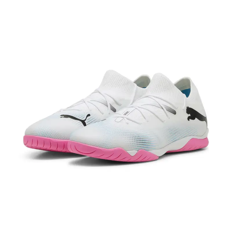 Scarpe da calcio FUTURE 7 MATCH IT PUMA White Black Poison Pink | Puma Multi