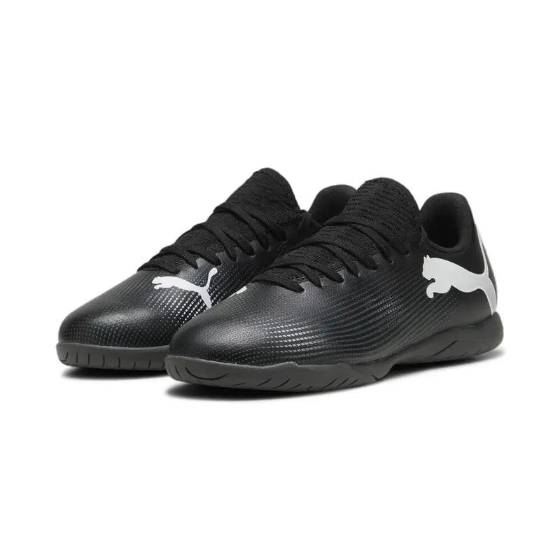 Scarpe da calcio FUTURE 7 PLAY IT da ragazzi PUMA Black White | Puma Nero