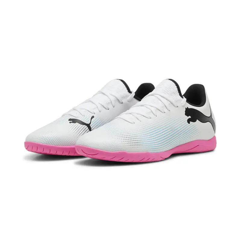 Scarpe da calcio FUTURE 7 PLAY IT PUMA White Black Poison Pink | Puma Bianco