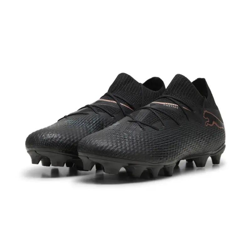 Scarpe da calcio FUTURE 7 PRO FG/AG PUMA Black Copper Rose Metallic | Puma Nero