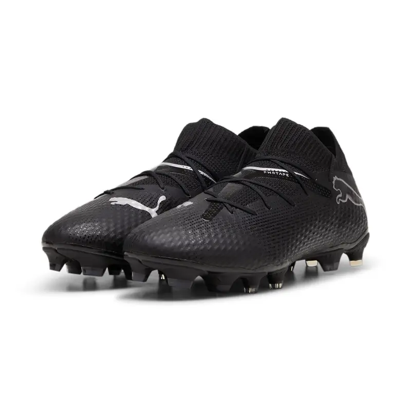 Scarpe da calcio FUTURE 7 PRO FG/AG PUMA Black Silver Metallic Gray | Puma Nero