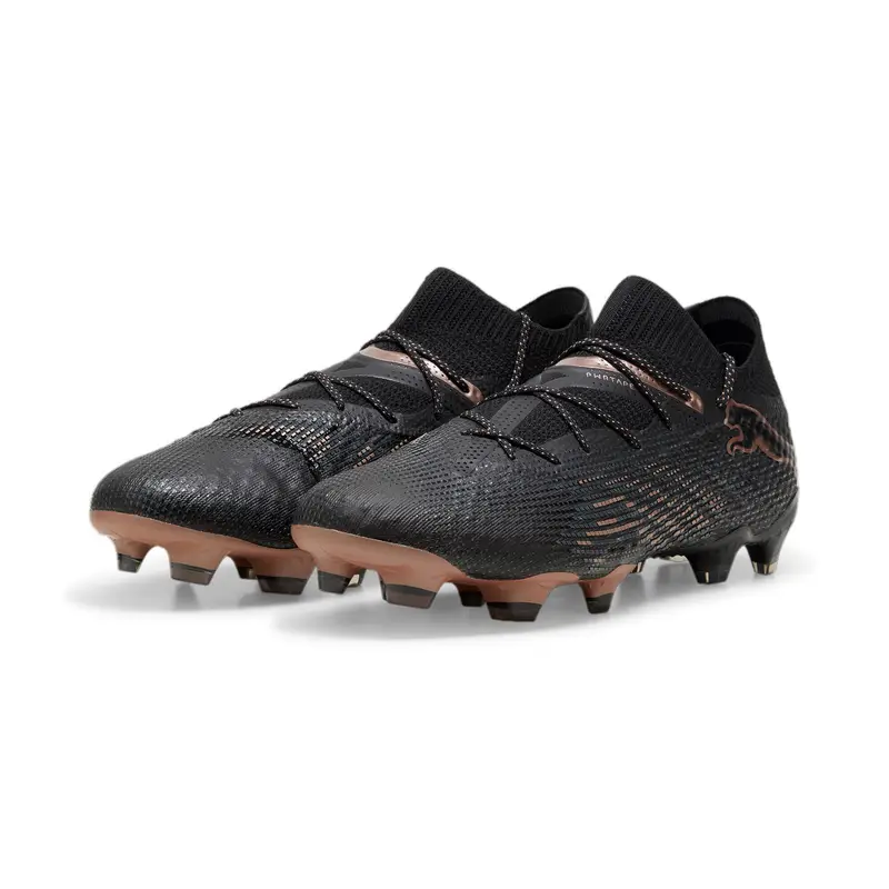 Scarpe da calcio FUTURE 7 ULTIMATE FG/AG PUMA Black Copper Rose Metallic | Puma Nero