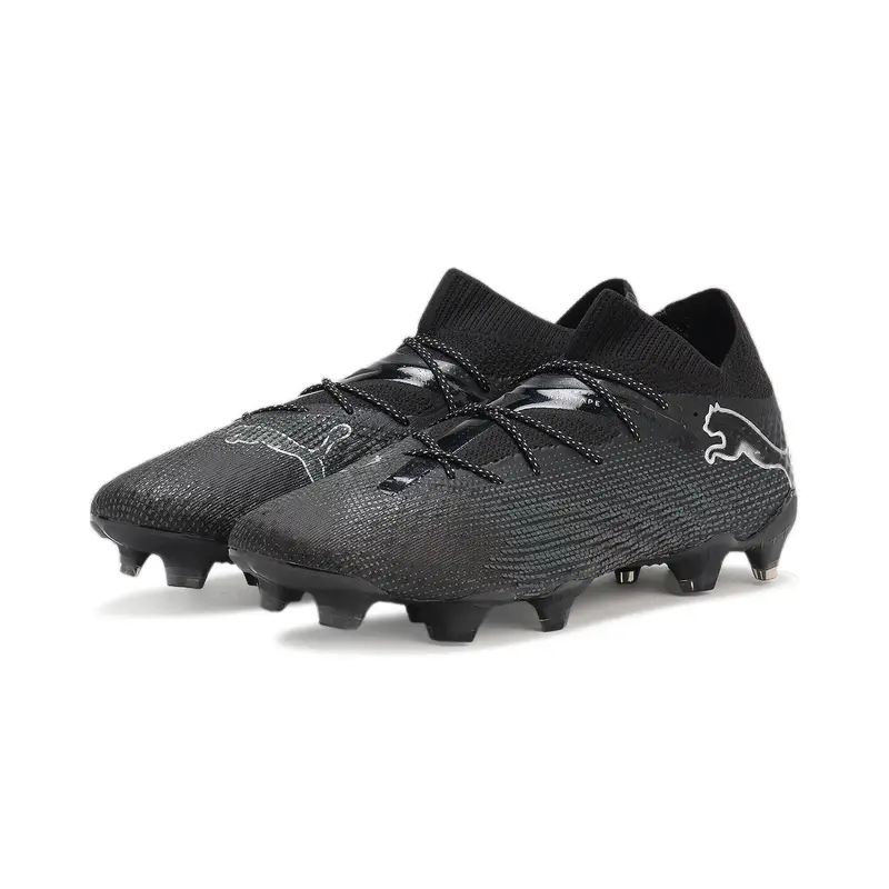 Scarpe da calcio FUTURE 7 ULTIMATE FG/AG PUMA Black Silver Gray | Puma Nero