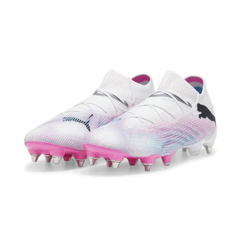 Scarpe da calcio FUTURE 7 ULTIMATE MxSG PUMA White Black Poison Pink | Puma Bianco