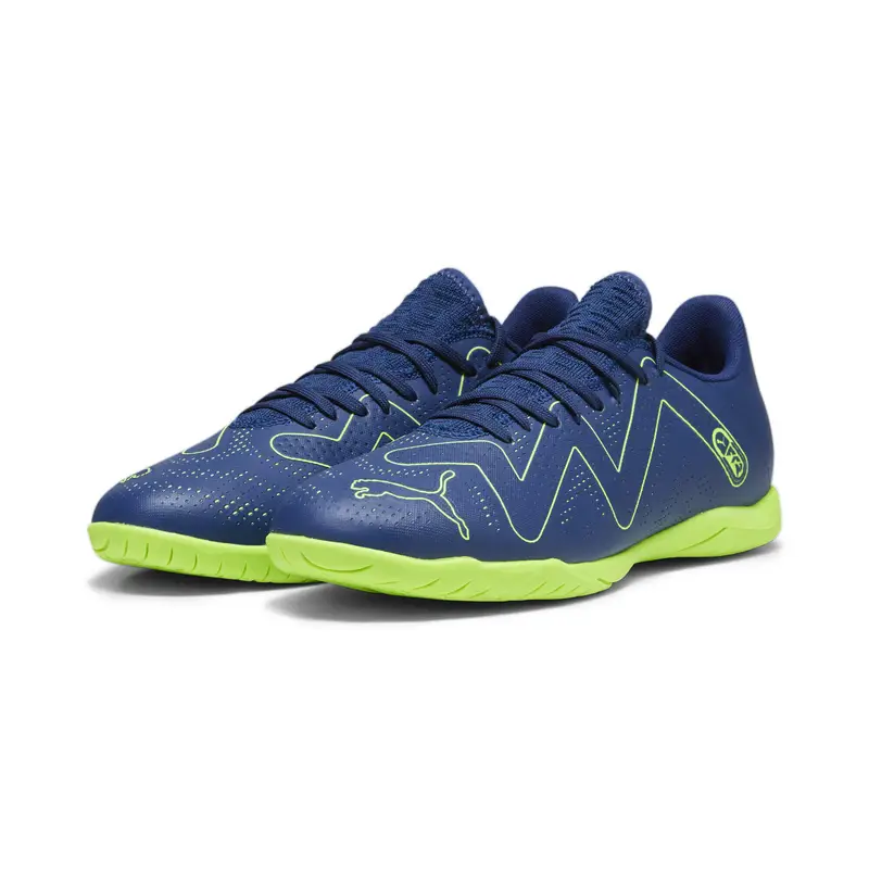 Scarpe da calcio FUTURE PLAY IT da uomo PUMA Persian Blue Pro Green | Puma Blu navy