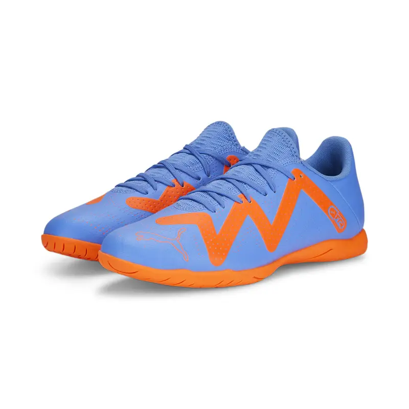 Scarpe da calcio FUTURE Play IT PUMA Blue Glimmer White Ultra Orange | Puma Multi
