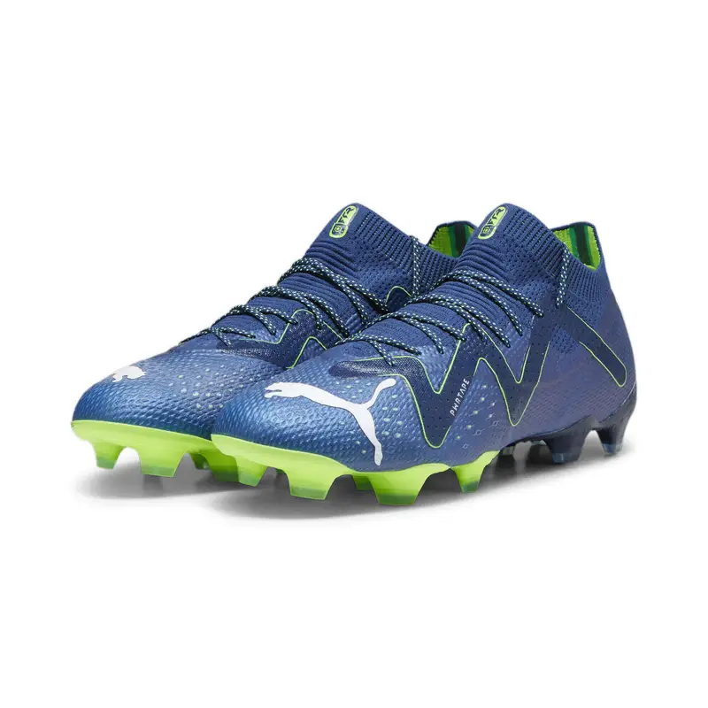 Scarpe da calcio FUTURE ULTIMATE FG/AG da uomo PUMA Persian Blue White Pro Green | Puma Blu