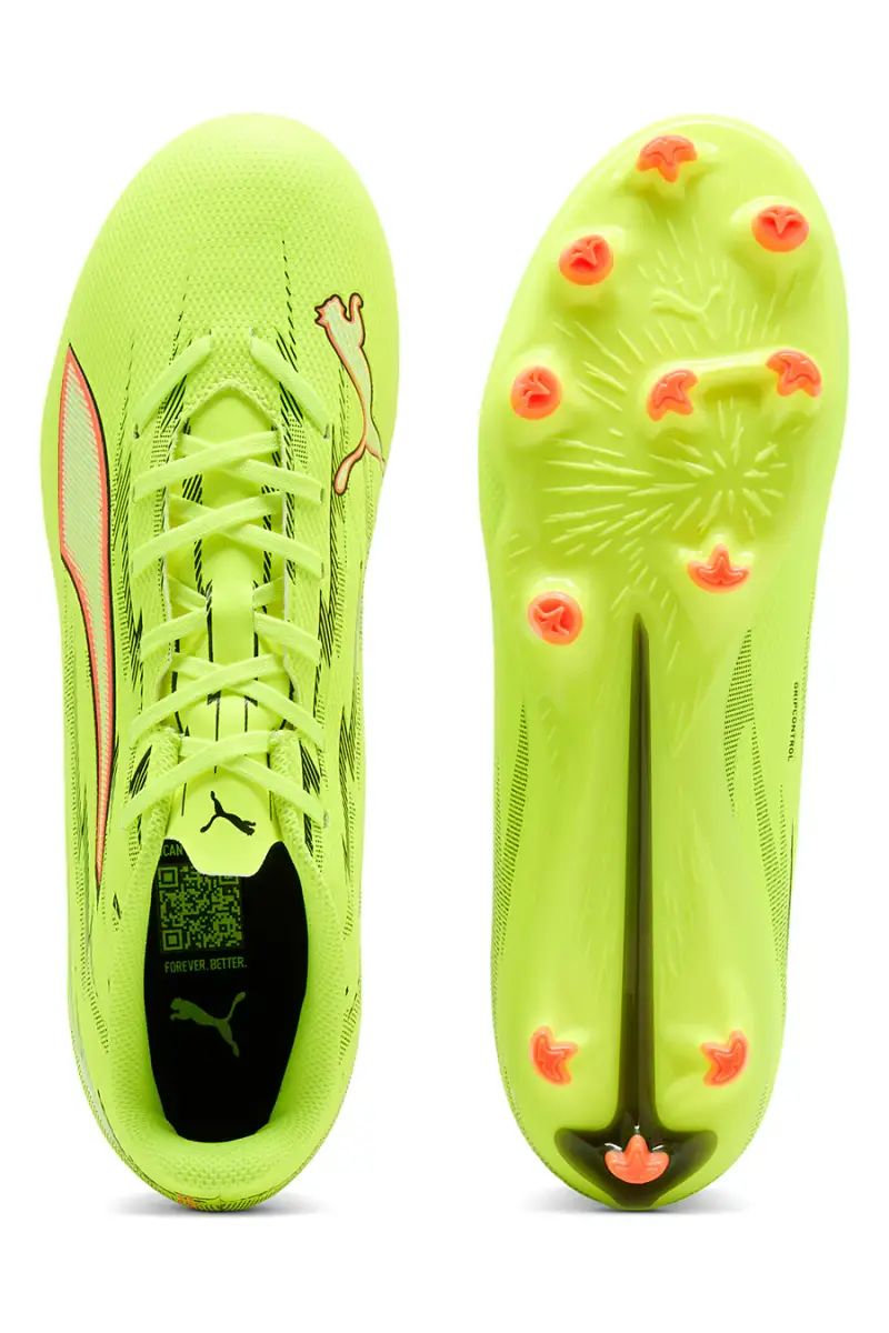 Scarpe da calcio gialle Puma Ultra 6 Play Fg/ag [GIALLO] miniatura 5