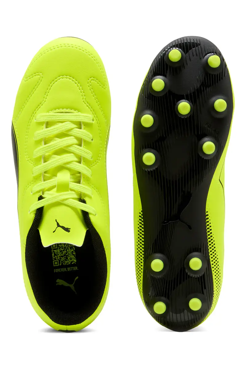 Scarpe da calcio gialle Puma Vitoria II FG/AG Jr [GIALLO] miniatura 5