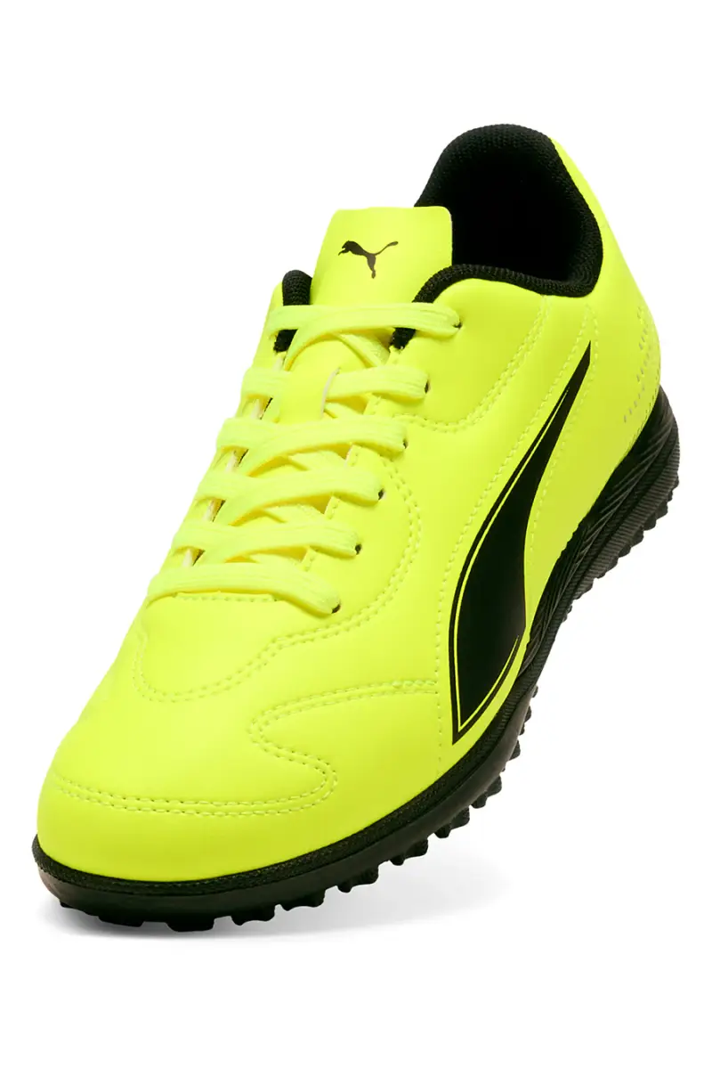 Scarpe da calcio gialle Puma Vitoria II TT da bambini [GIALLO] miniatura 3