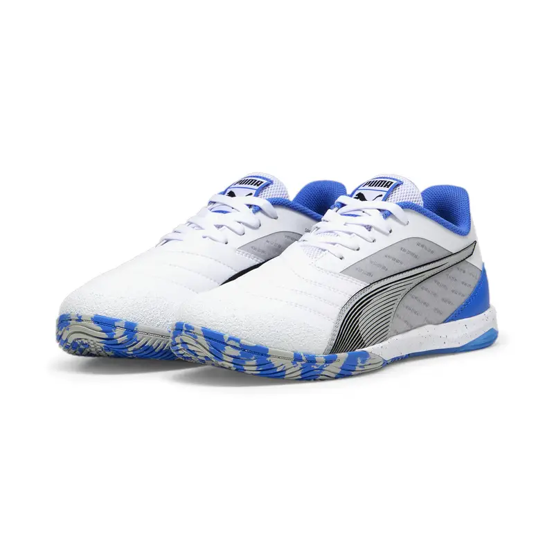 Scarpe da calcio IBERO IV PUMA White Black Flat Light Gray | Puma Bianco