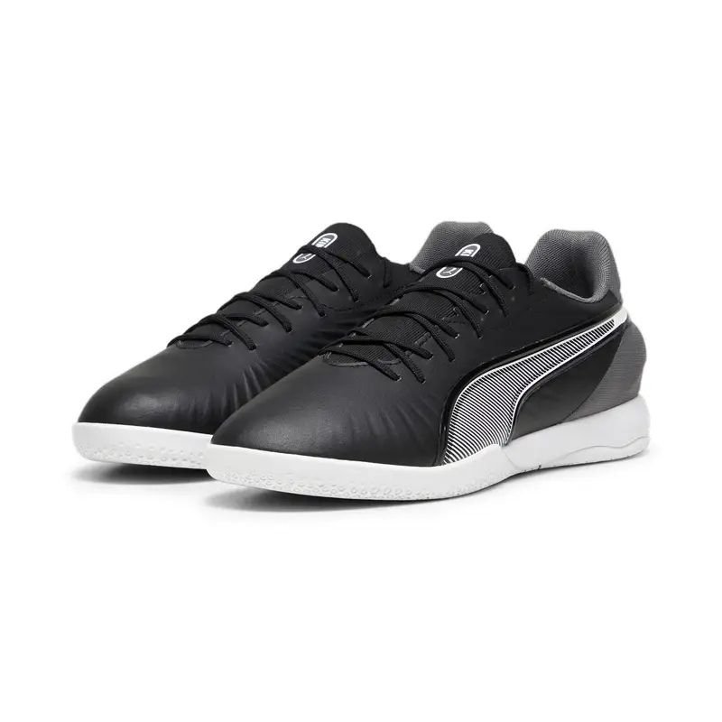Scarpe da calcio KING MATCH IT PUMA Black White Cool Dark Gray | Puma Nero