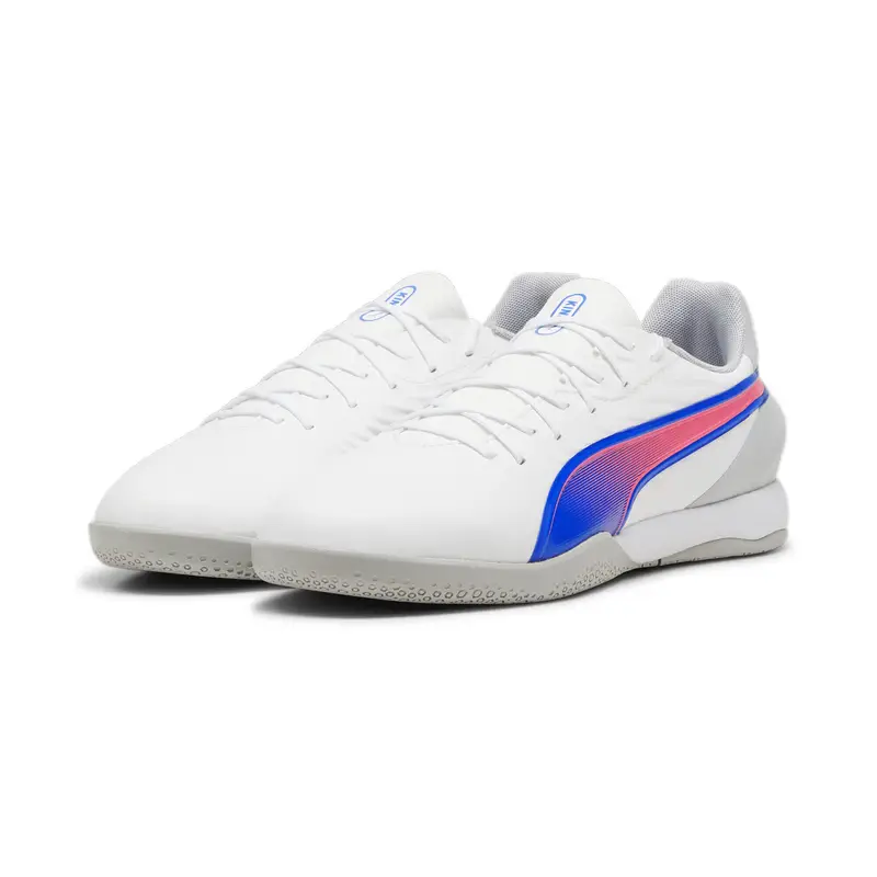 Scarpe da calcio KING MATCH IT PUMA White Bluemazing Flat Light Gray Blue | Puma Bianco
