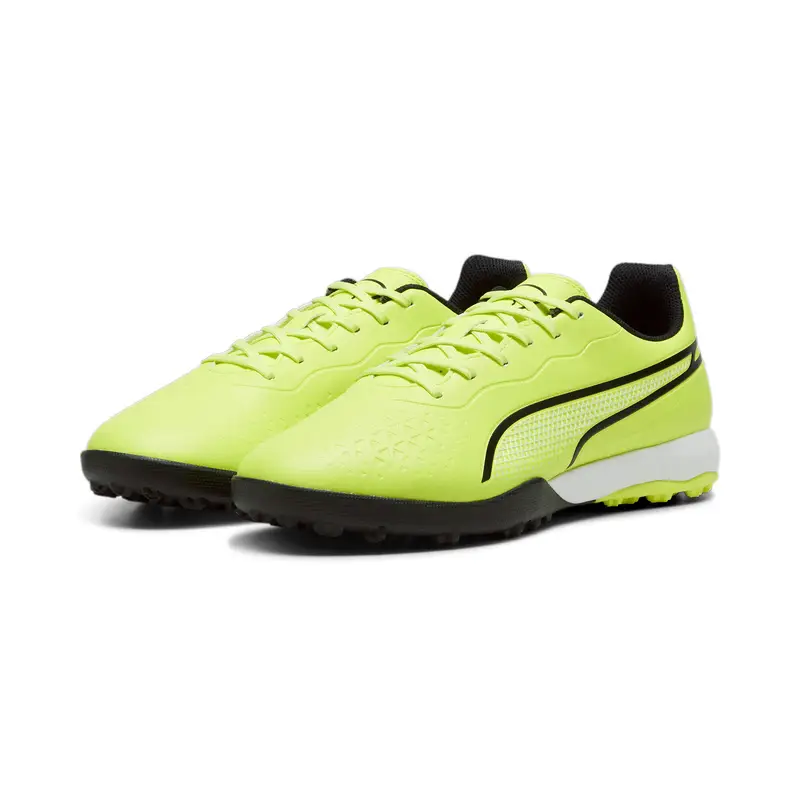 Scarpe da calcio KING MATCH TT PUMA Electric Lime Black Green | Puma Nero