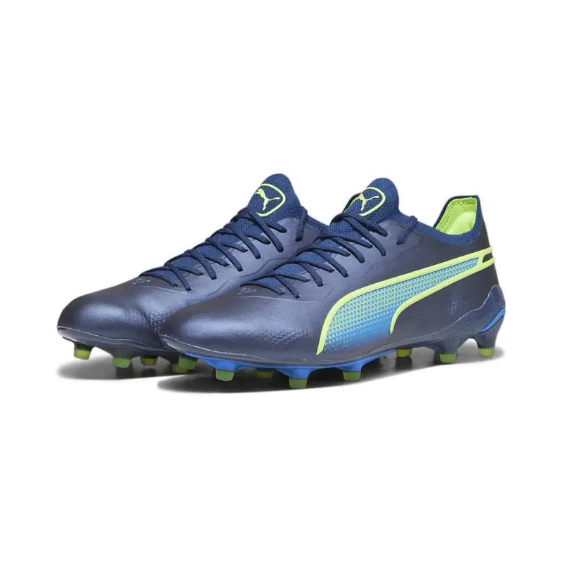 Scarpe da calcio KING ULTIMATE FG/AG PUMA Persian Blue Pro Green Ultra | Puma Blu navy