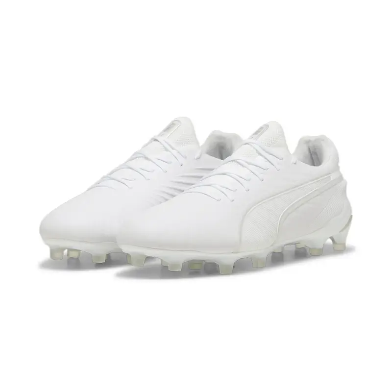 Scarpe da calcio KING ULTIMATE FG/AG PUMA White Silver Metallic | Puma Bianco