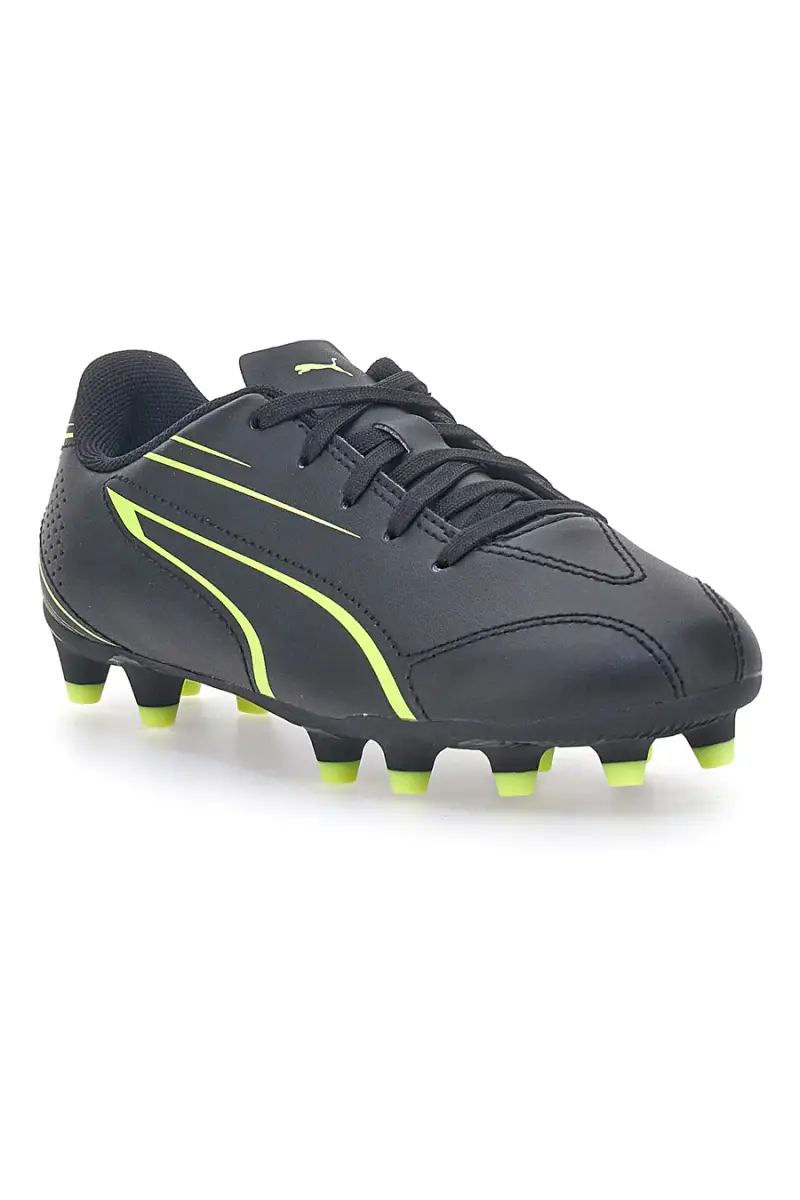 Scarpe da Calcio Nere Con Fregio Laterale Puma Vitoria Fg/Ag Jr [NERO] miniatura 2