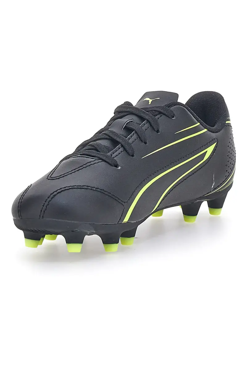 Scarpe da Calcio Nere Con Fregio Laterale Puma Vitoria Fg/Ag Jr [NERO] miniatura 3