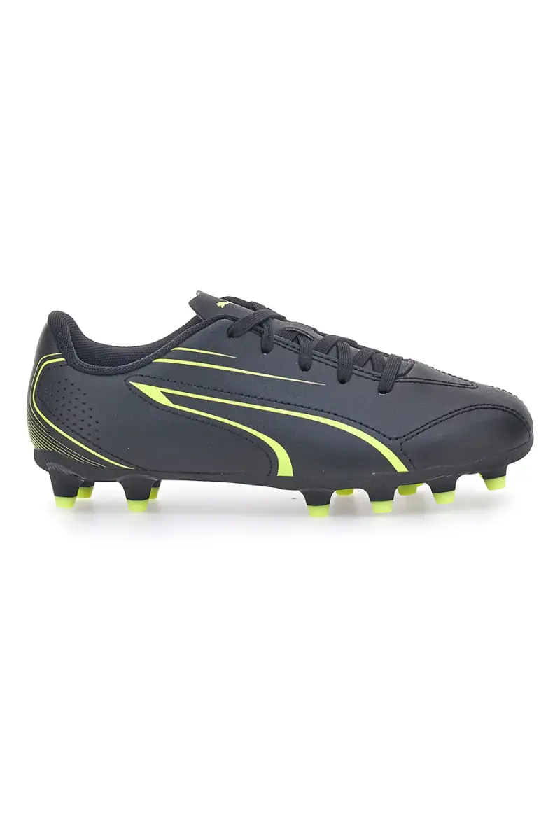 Scarpe da Calcio Nere Con Fregio Laterale Puma Vitoria Fg/Ag Jr [NERO]