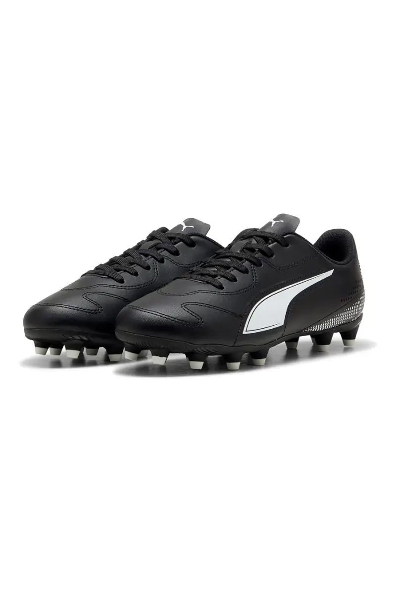 Scarpe da calcio nere per terreni naturali ed erba artificiale Puma Vitoria II FG/AG Jr [NERO] miniatura 2